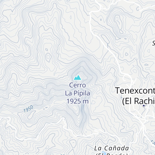 Map of Cerro La Pípila