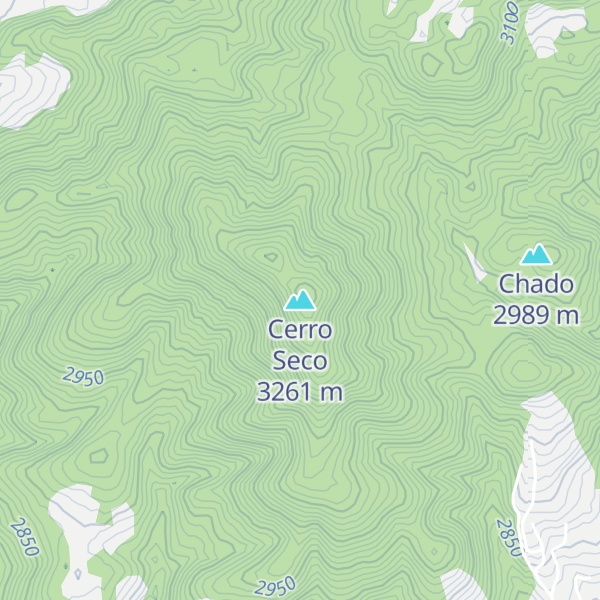 Map of Cerro Seco