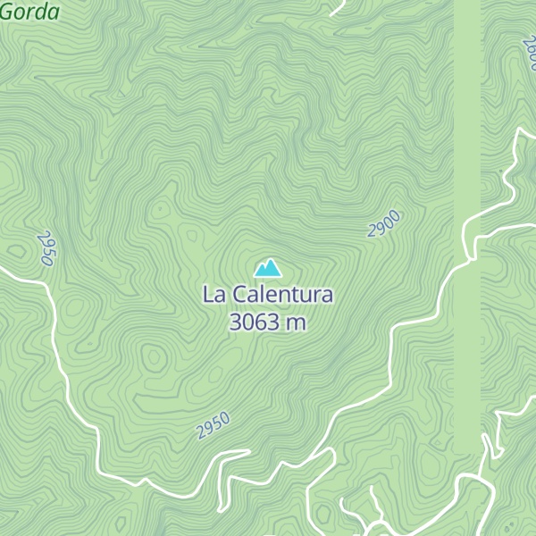 Map of La Calentura