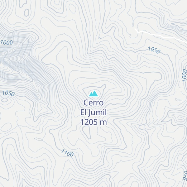 Map of Cerro El Jumil