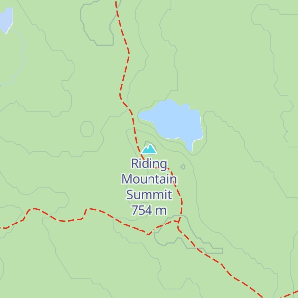 Map of Riding Mountain Summit