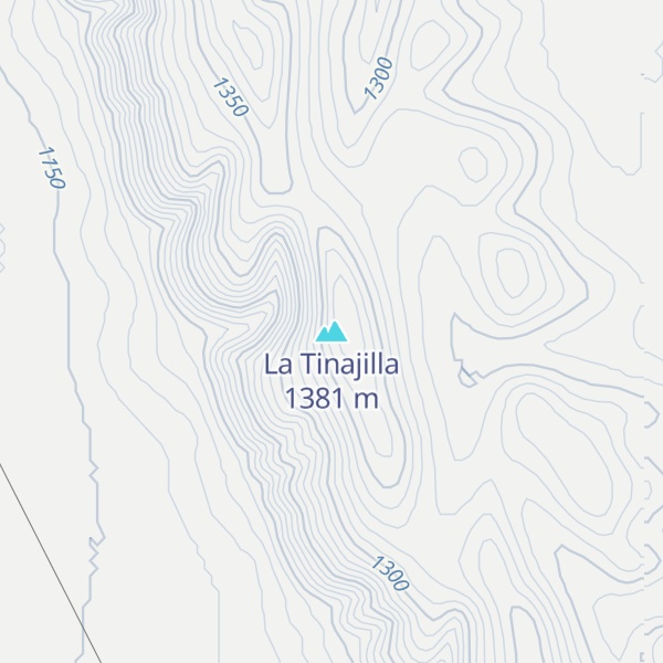 Map of La Tinajilla