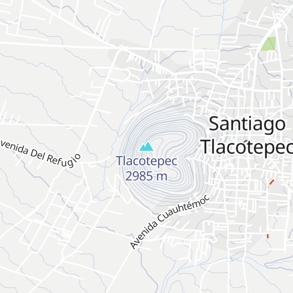 Map of Tlacotepec