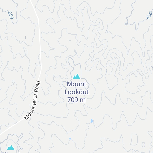 Map of Mount Lookout