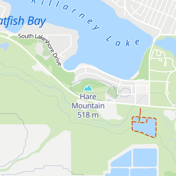 Map of Hare Mountain