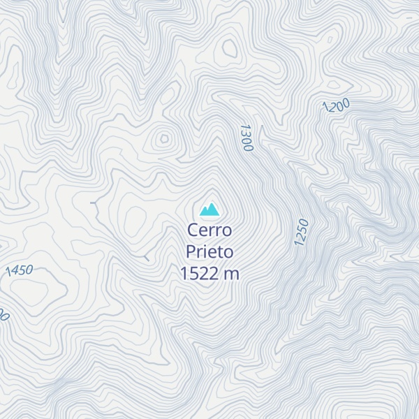 Map of Cerro Prieto