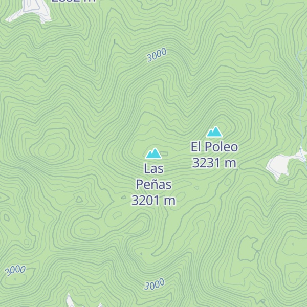 Map of Las Peñas