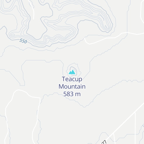 Map of Teacup Mountain