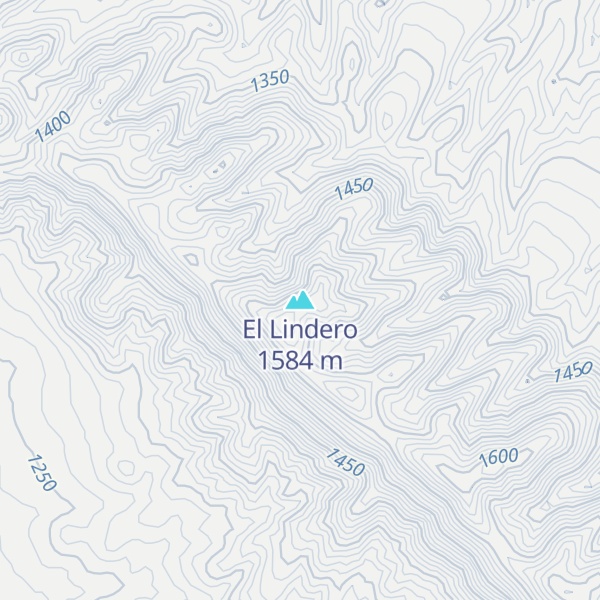 Map of El Lindero
