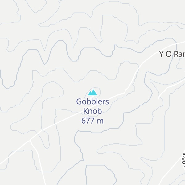 Map of Gobblers Knob