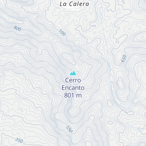 Map of Cerro Encanto