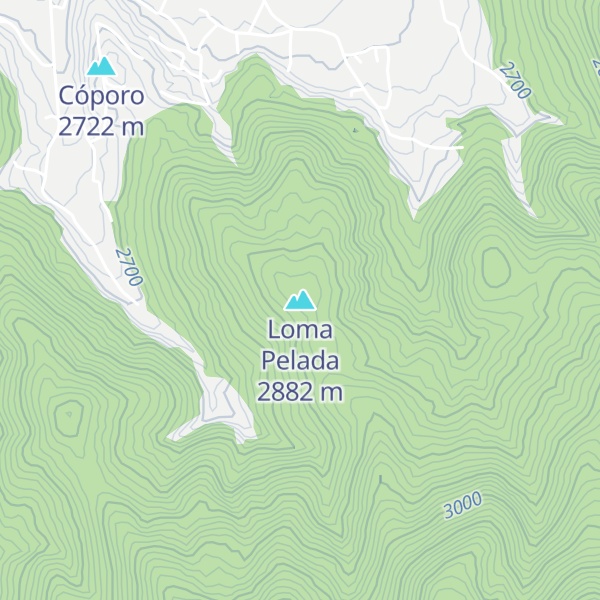 Map of Loma Pelada