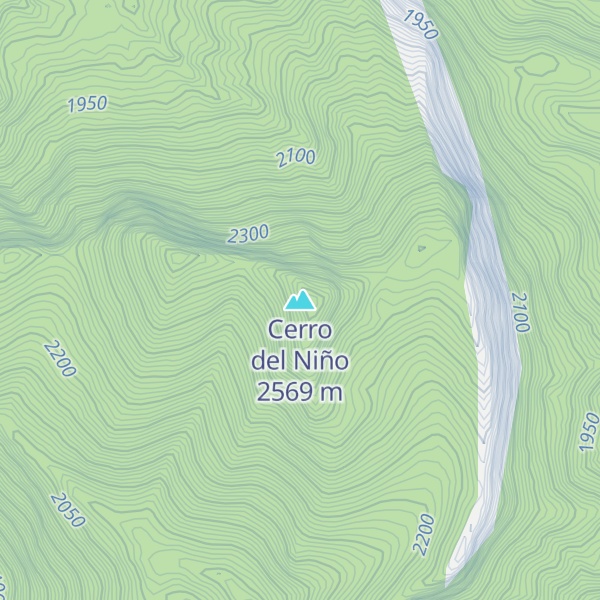 Map of Cerro del Niño