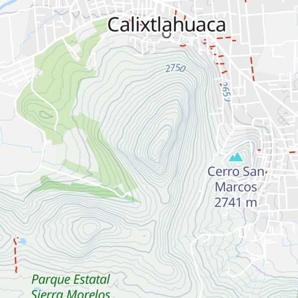 Map of Cerro El Tenizho