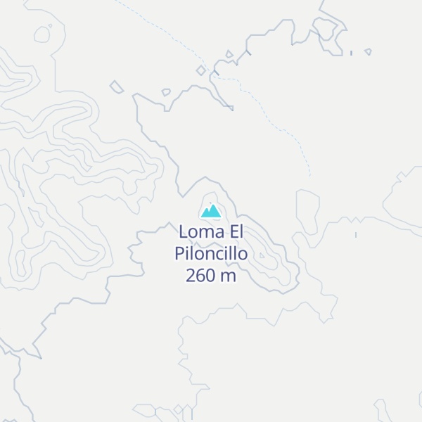 Map of Loma El Piloncillo