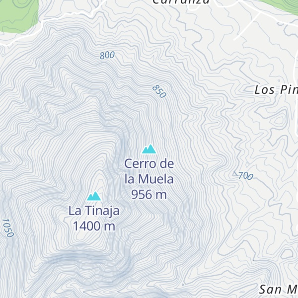Map of Cerro de la Muela