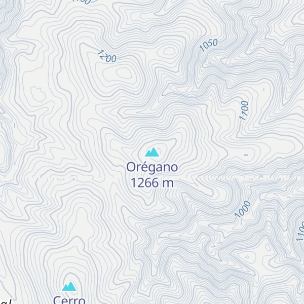 Map of Orégano
