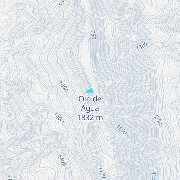 Map of Ojo de Agua