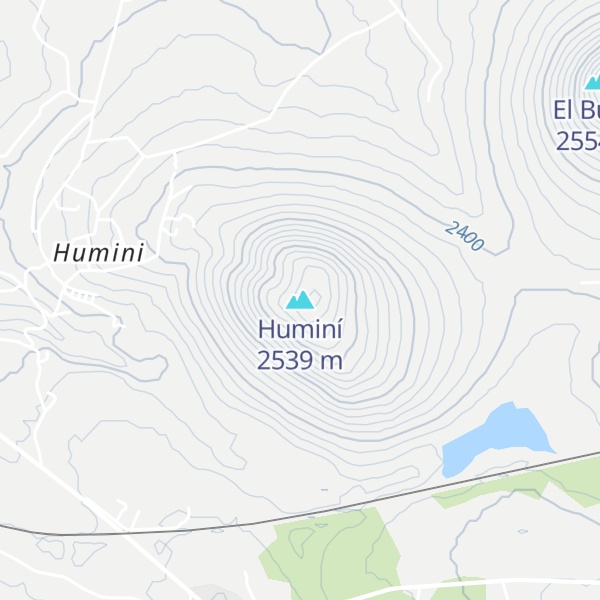 Map of Huminí