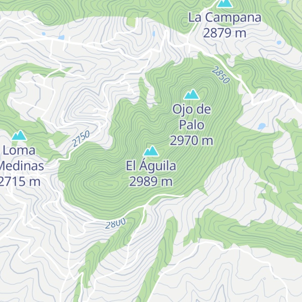 Map of El Águila