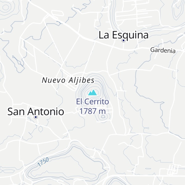 Map of El Cerrito