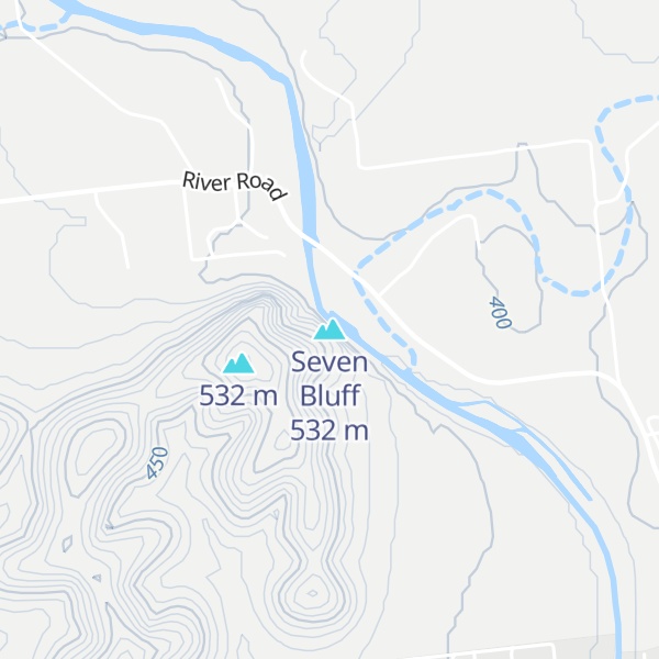 Map of Seven Bluff