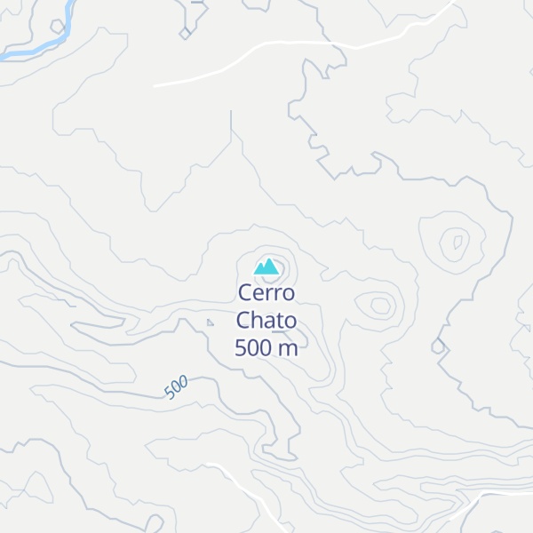 Map of Cerro Chato
