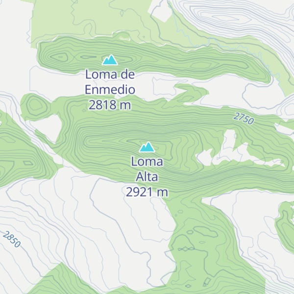 Map of Loma Alta