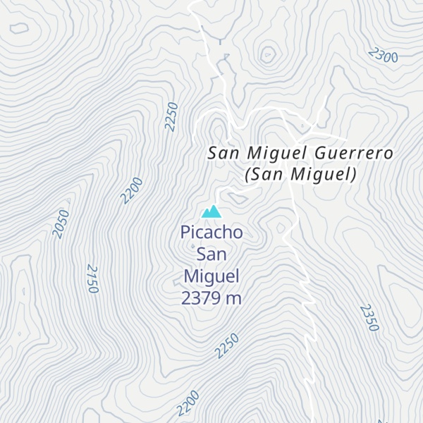 Map of Picacho San Miguel