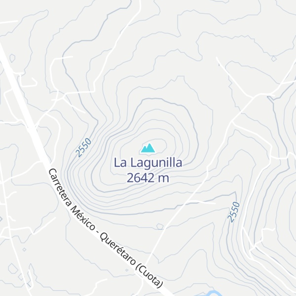 Map of La Lagunilla