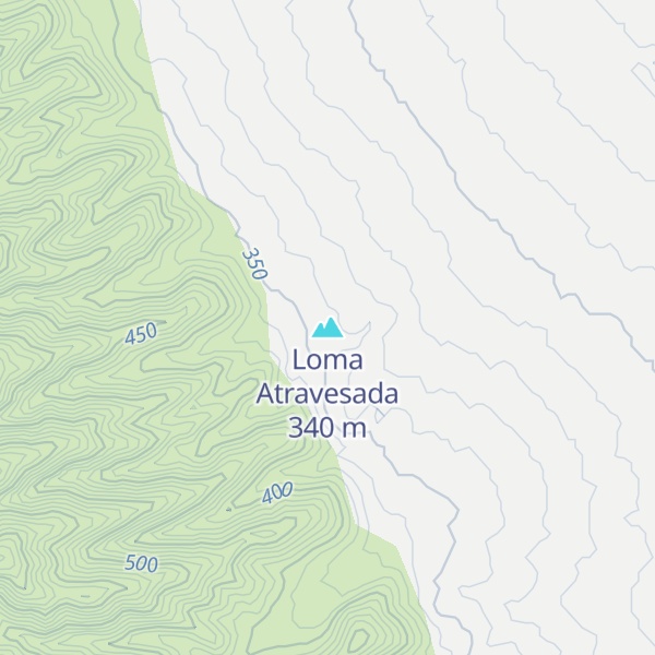 Map of Loma Atravesada