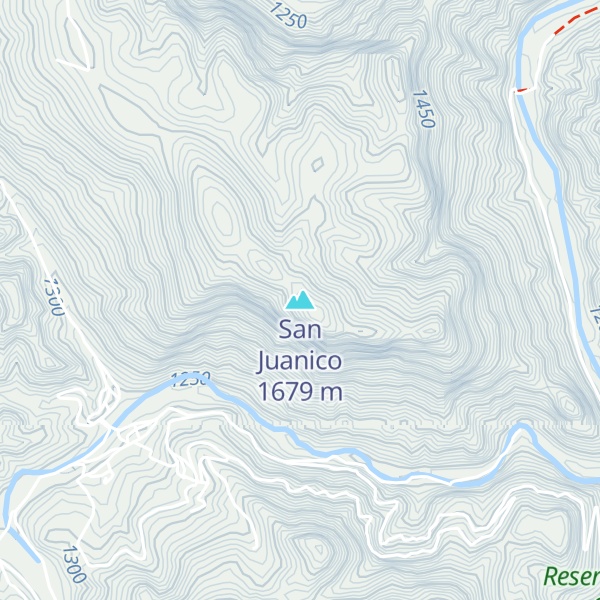 Map of San Juanico