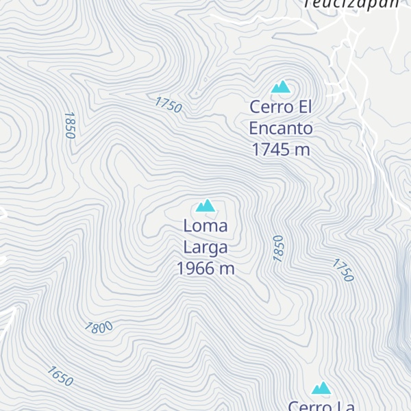 Map of Loma Larga