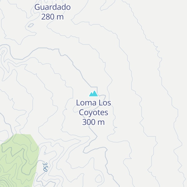 Map of Loma Los Coyotes