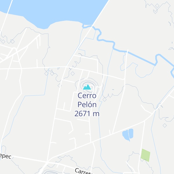 Map of Cerro Pelón