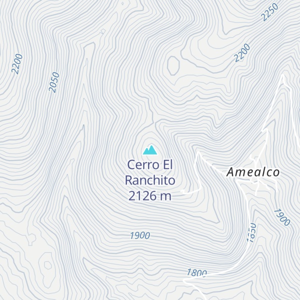 Map of Cerro El Ranchito