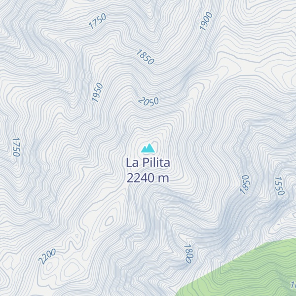 Map of La Pilita
