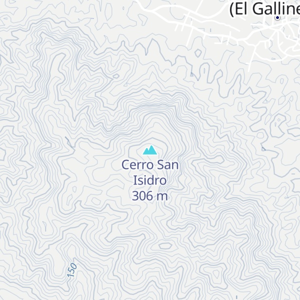 Map of Cerro San Isidro