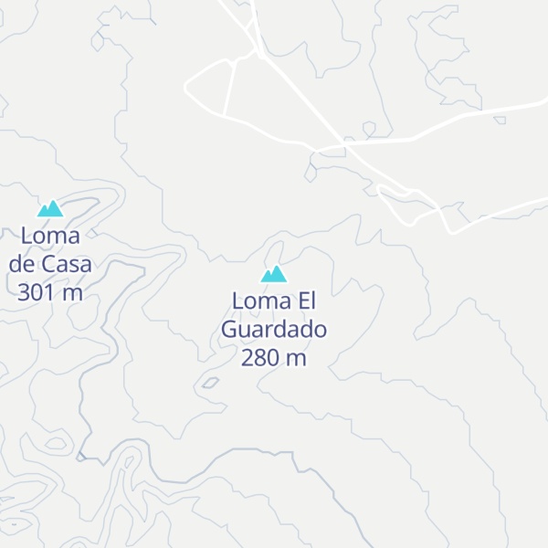 Map of Loma El Guardado