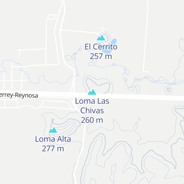 Map of Loma Las Chivas
