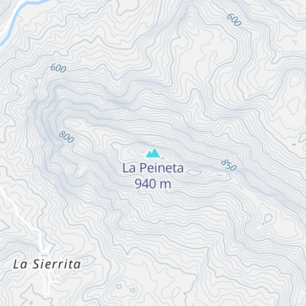 Map of La Peineta