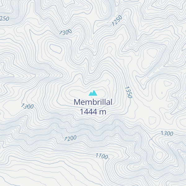 Map of Membrillal