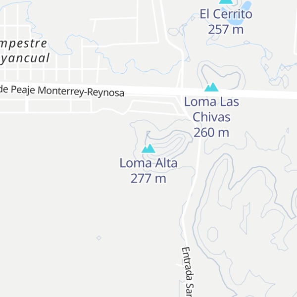 Map of Loma Alta