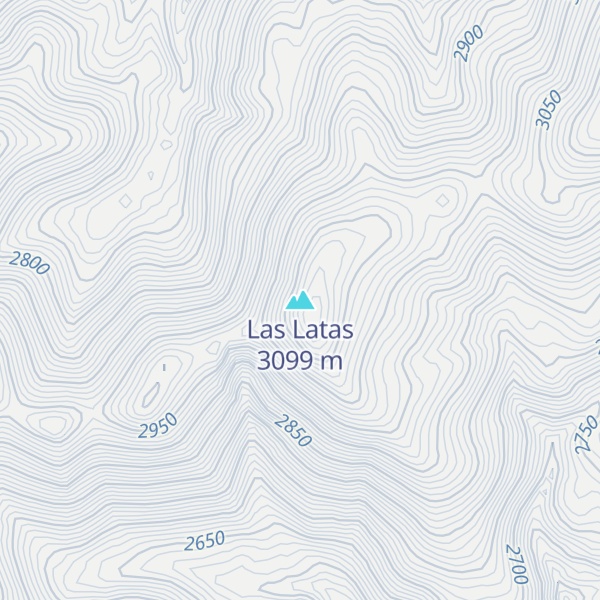 Map of Las Latas