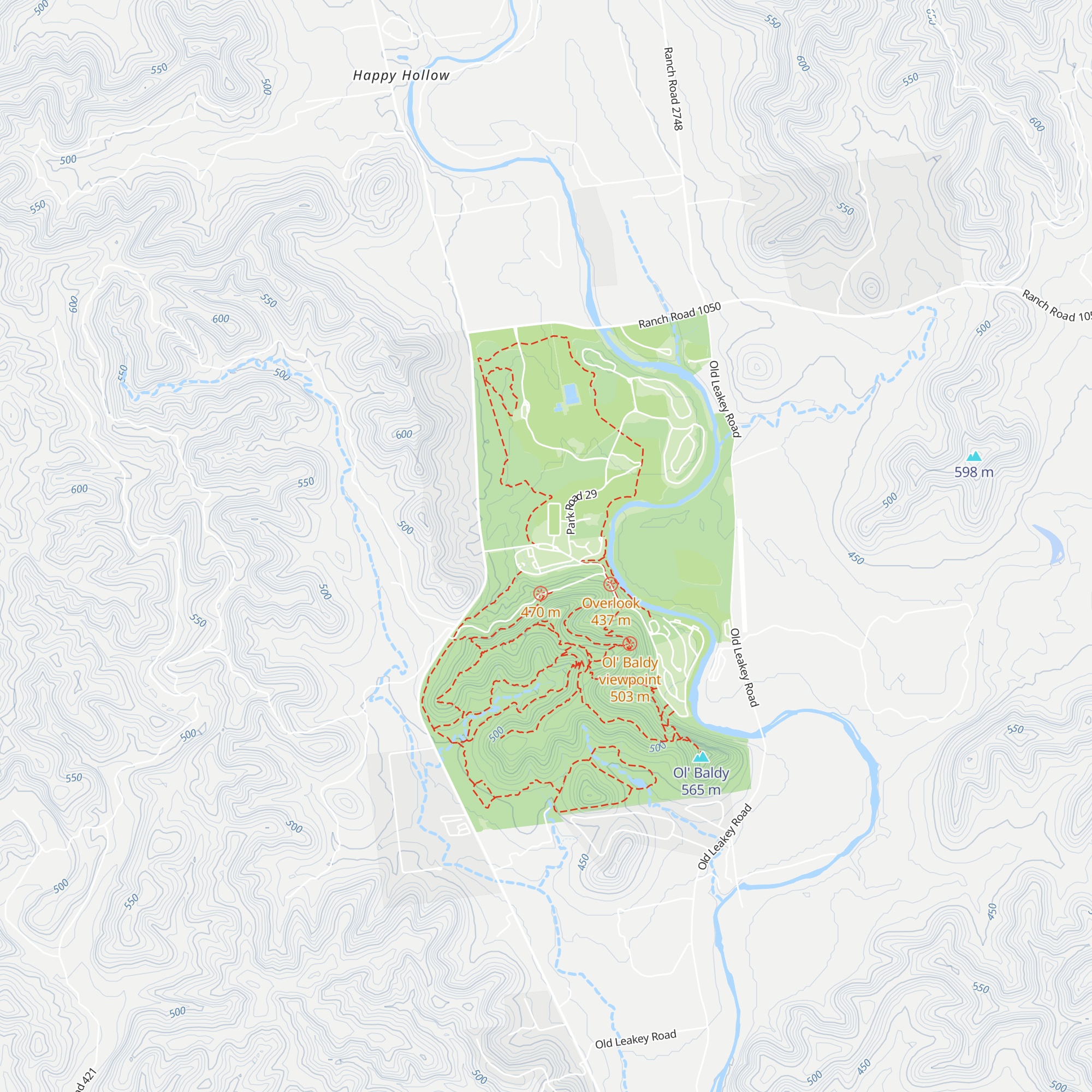 Visitor's Center map