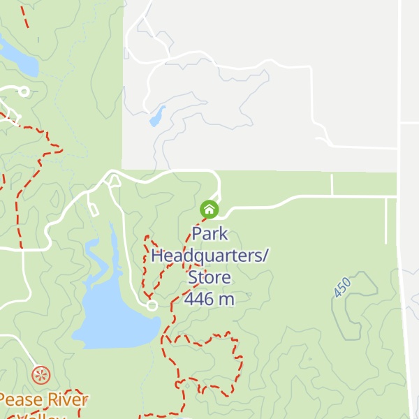 Map of Park Headquarters/Store