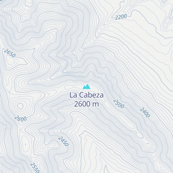 Map of La Cabeza