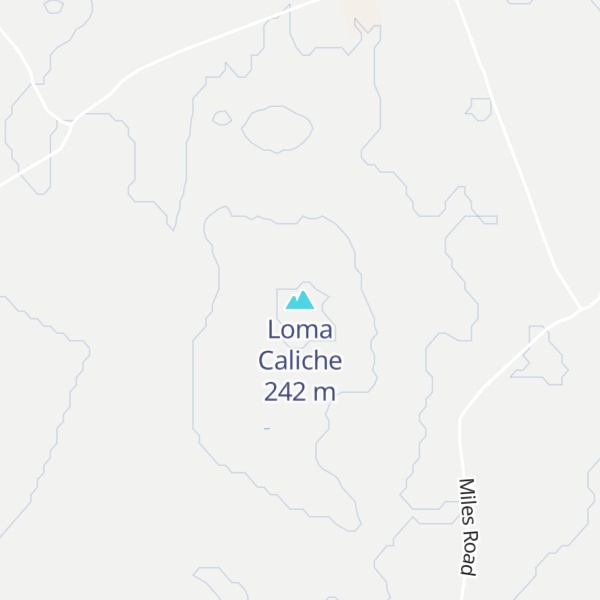 Map of Loma Caliche