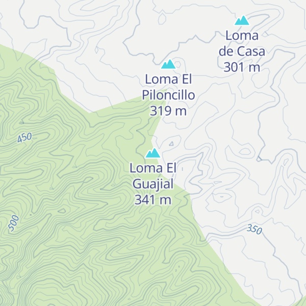 Map of Loma El Guajial