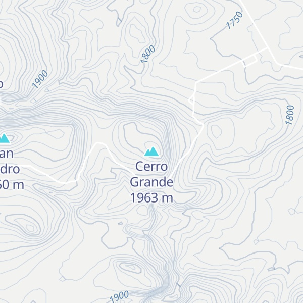 Map of Cerro Grande